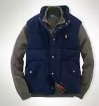 ralph lauren veste mode 2019U sans manches skinny slim hommes polo beau bleu